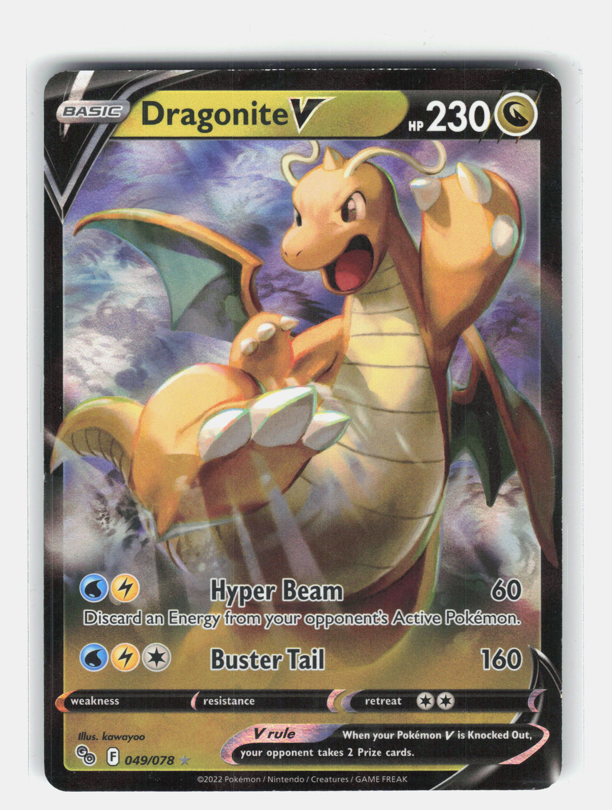 Pokemon GO #049/078 Dragonite V