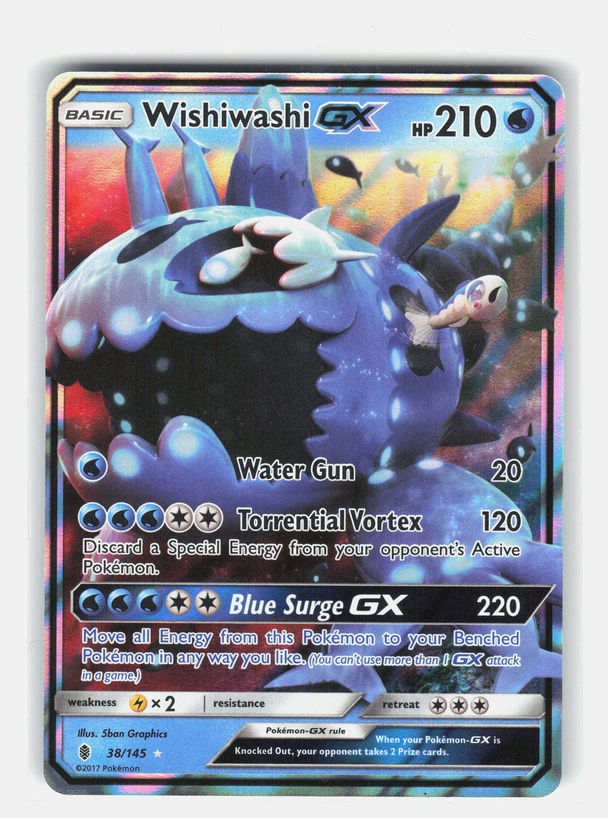 SM - Guardians Rising #38/145 Wishiwashi GX