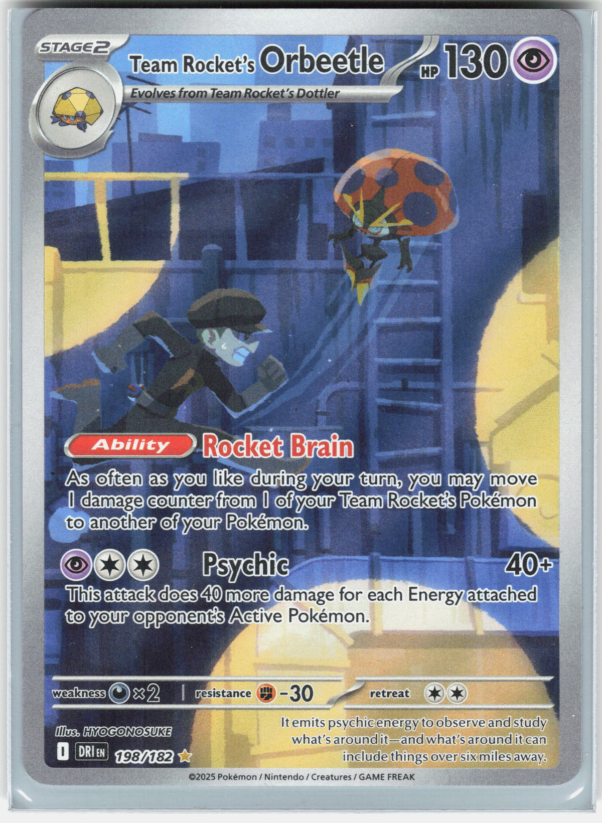SV10: Destined Rivals #198/182 Team Rocket's Orbeetle
