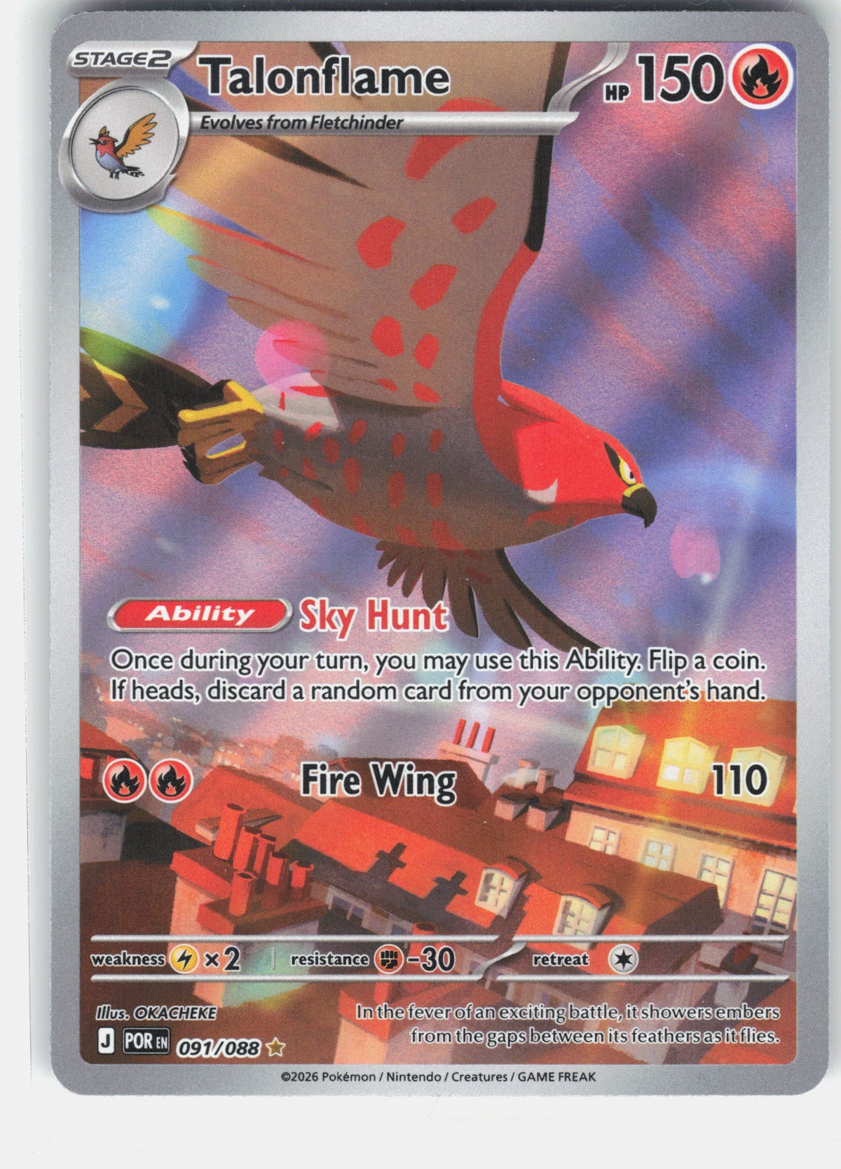 ME03: Perfect Order #091/088 Talonflame
