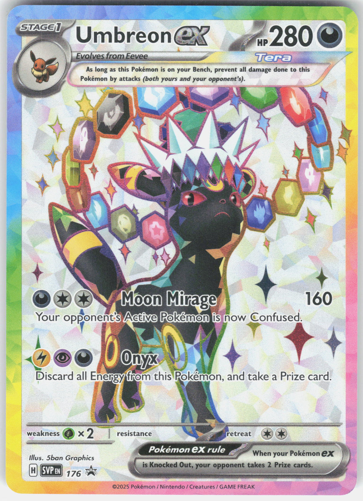 SV: Scarlet & Violet Promo Cards #SVP 176 Umbreon ex
