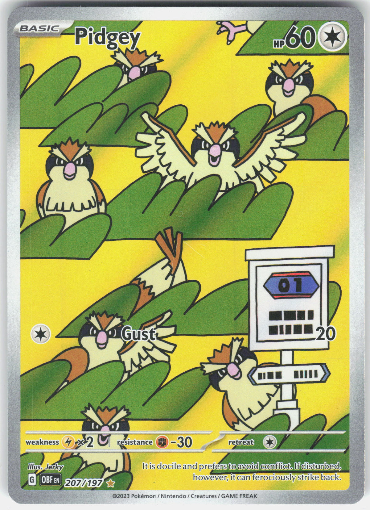 SV03: Obsidian Flames #207/197 Pidgey