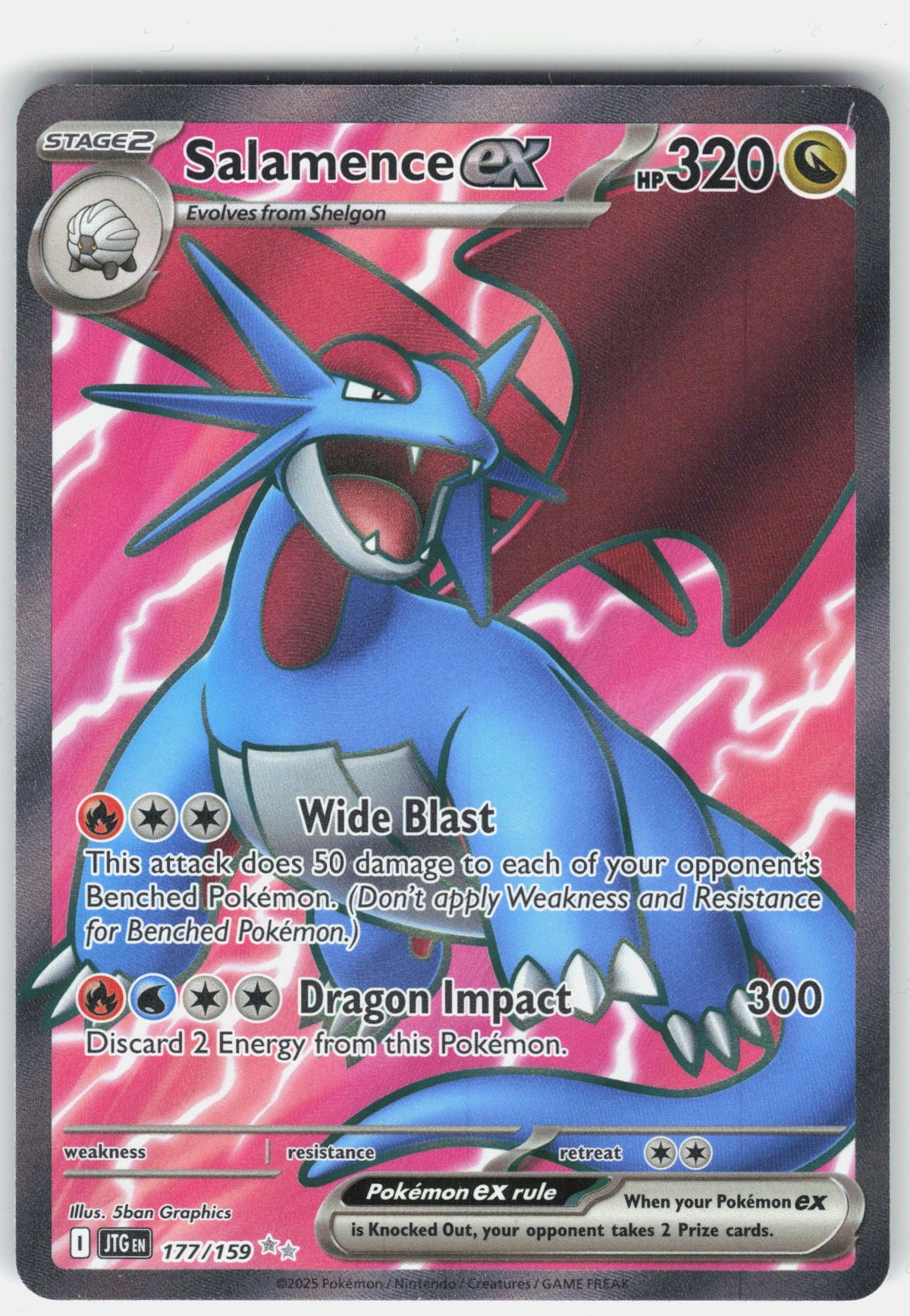 SV09: Journey Together #177/159 Salamence ex