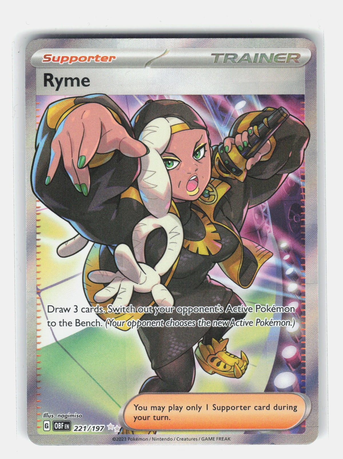 SV03: Obsidian Flames #221/197 Ryme