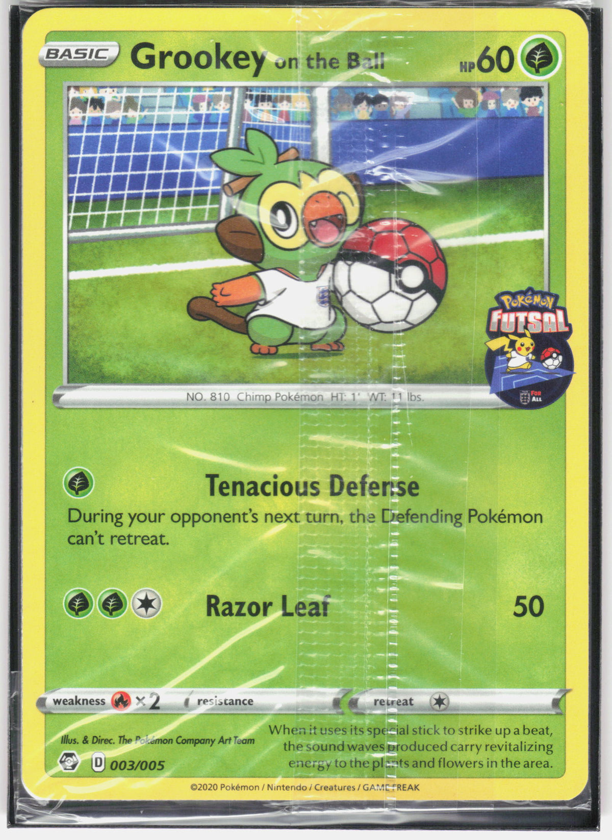 #003/005 Grookey on the Ball SEALED