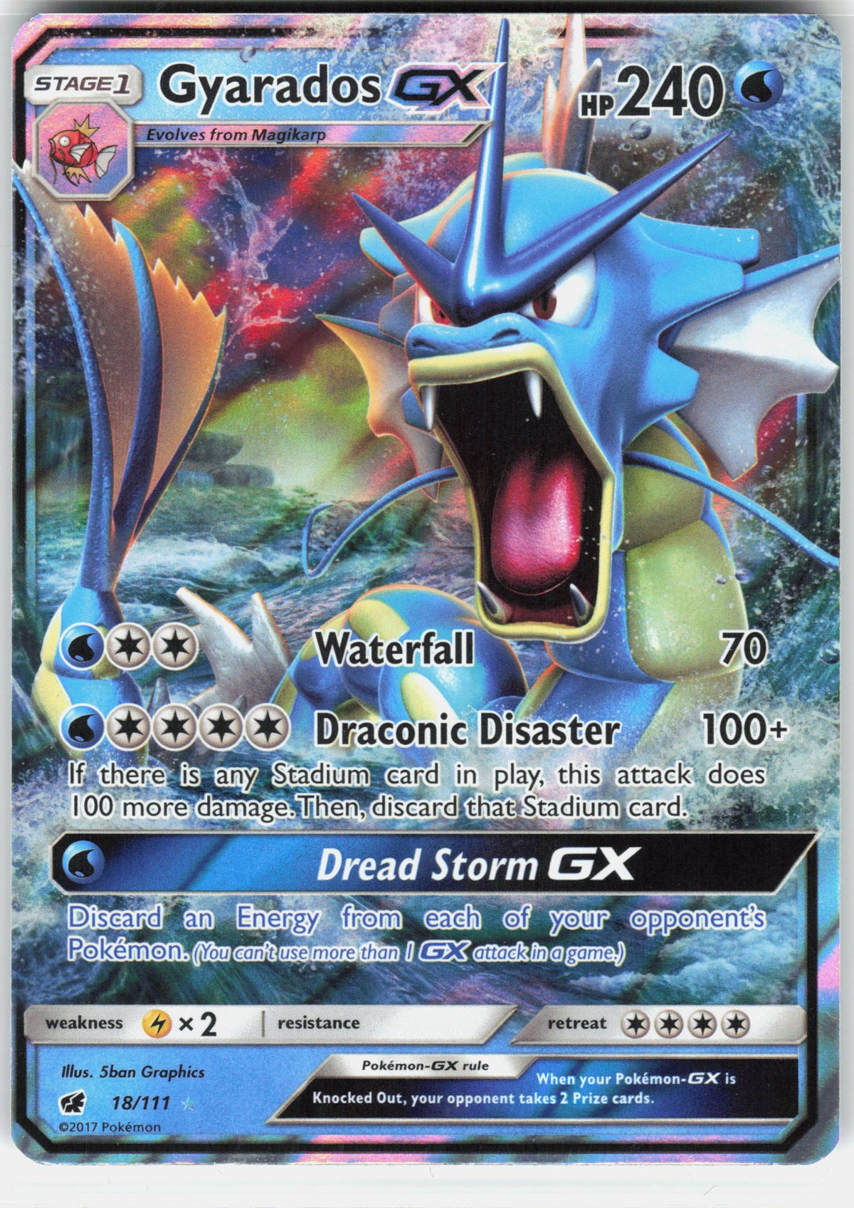 SM - Crimson Invasion #18/111 Gyarados GX