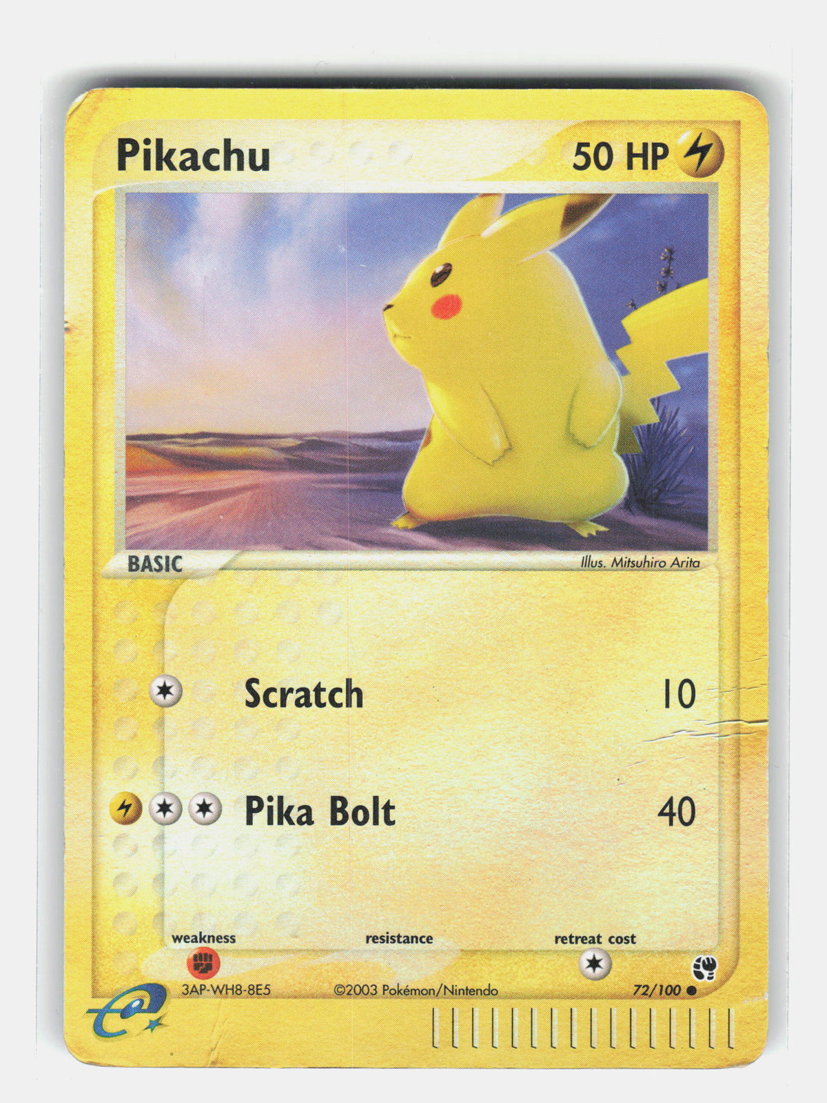EX Sandstorm #72/100 Pikachu