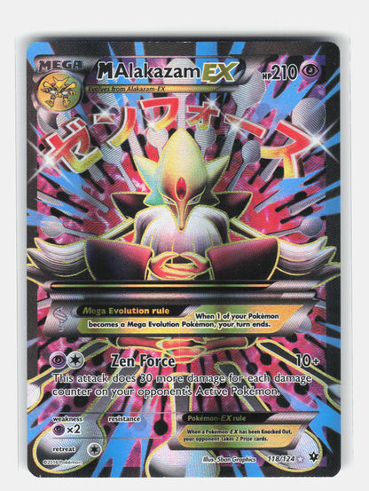 XY - Fates Collide #118/124 M Alakazam EX (Full Art)