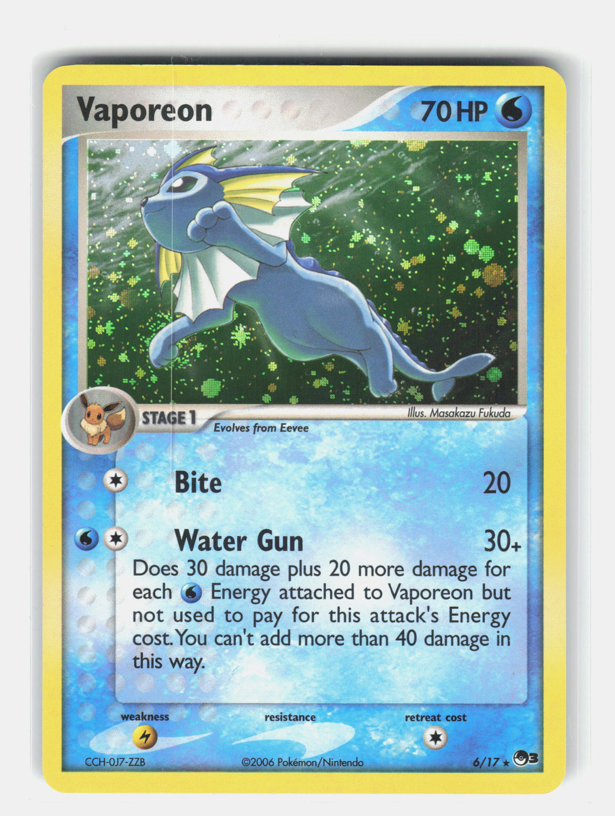 POP Series 3 #006/017 Vaporeon