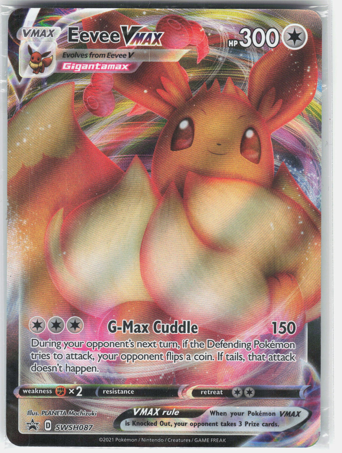 SWSH: Sword & Shield Promo Cards #SWSH087 Eevee VMAX
