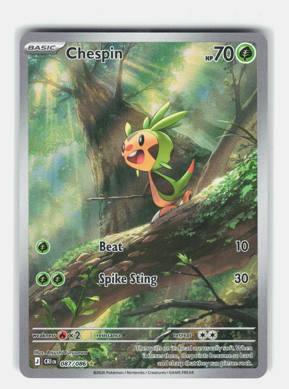 ME04: Chaos Rising #087/086 Chespin