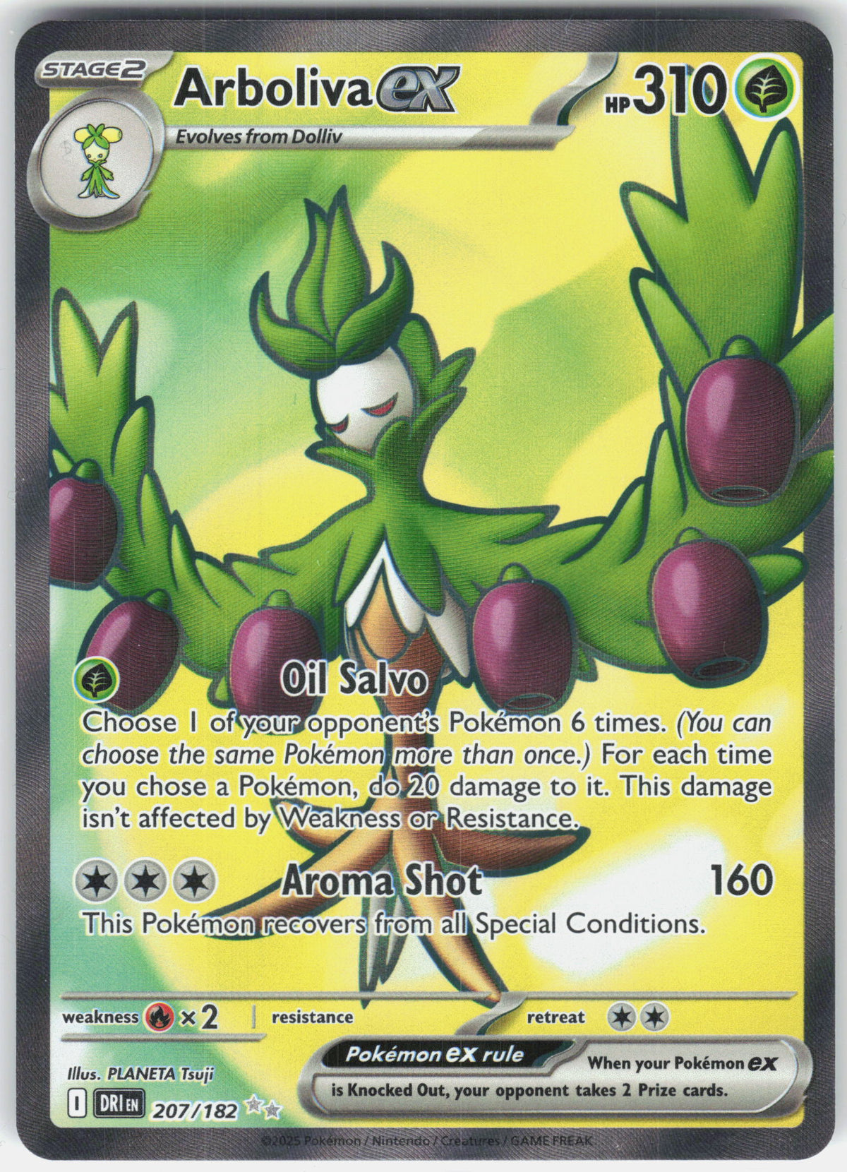 SV10: Destined Rivals #207/182 Arboliva ex