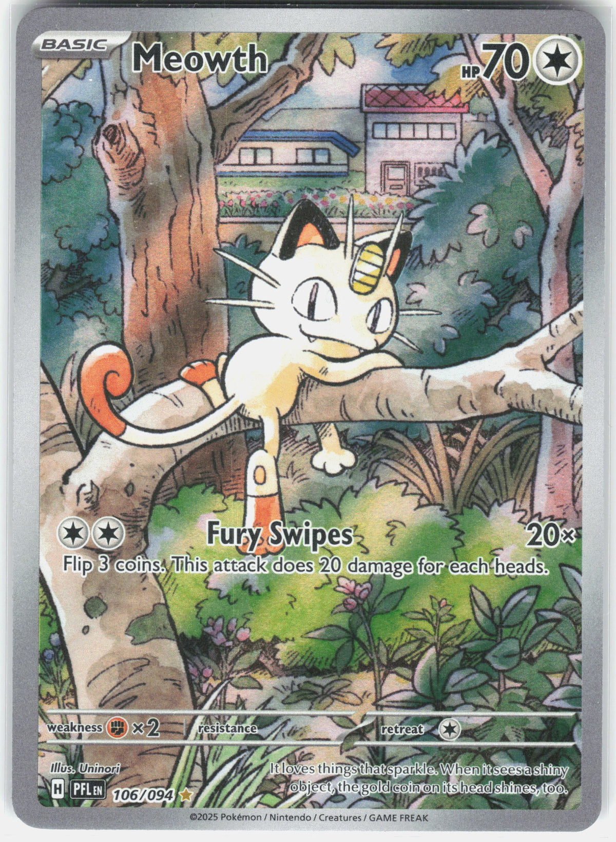 ME02: Phantasmal Flames #106/094 Meowth