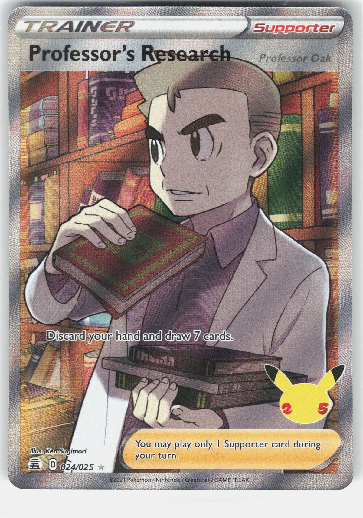 Celebrations #024/025 Professor's Research [Professor Oak] (Full Art)
