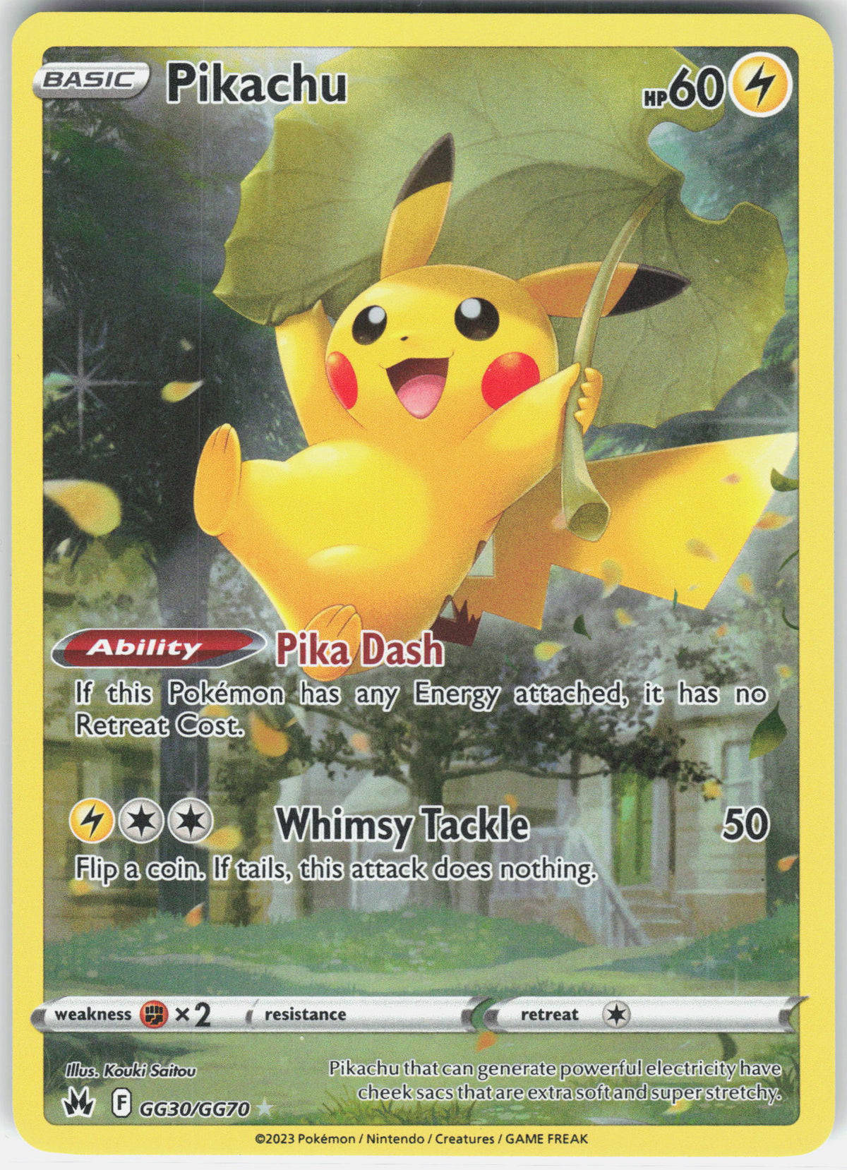 SWSH: Crown Zenith: Galarian Gallery #GG30/GG70 Pikachu