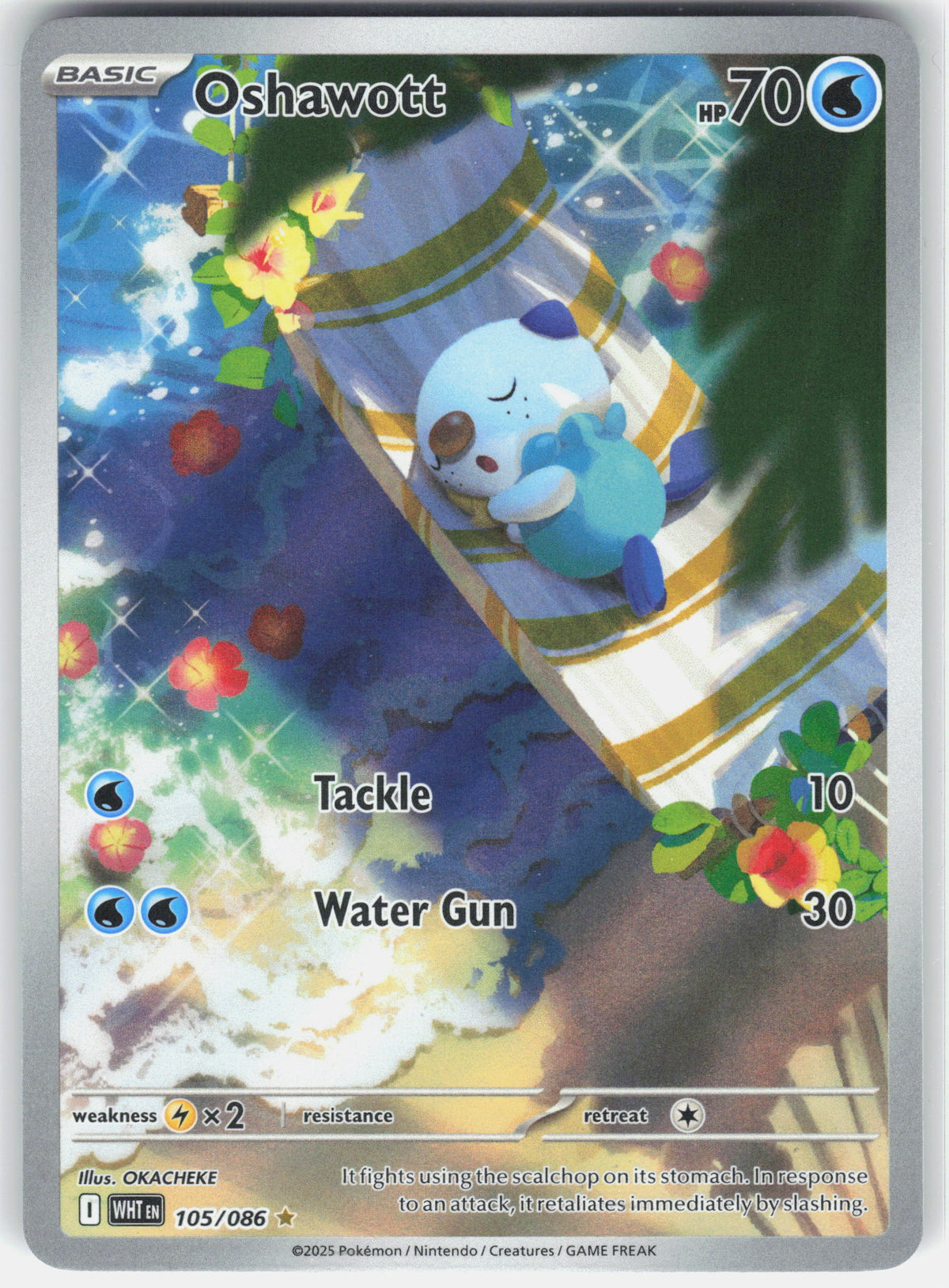SV: White Flare #105/086 Oshawott