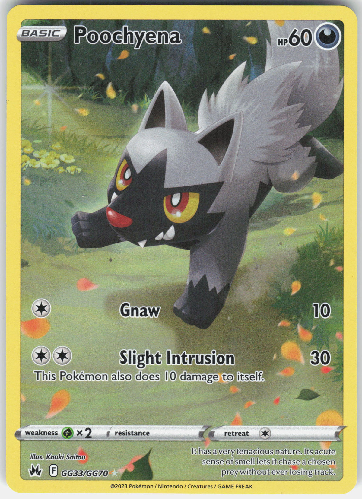 SWSH: Crown Zenith: Galarian Gallery #GG33/GG70 Poochyena