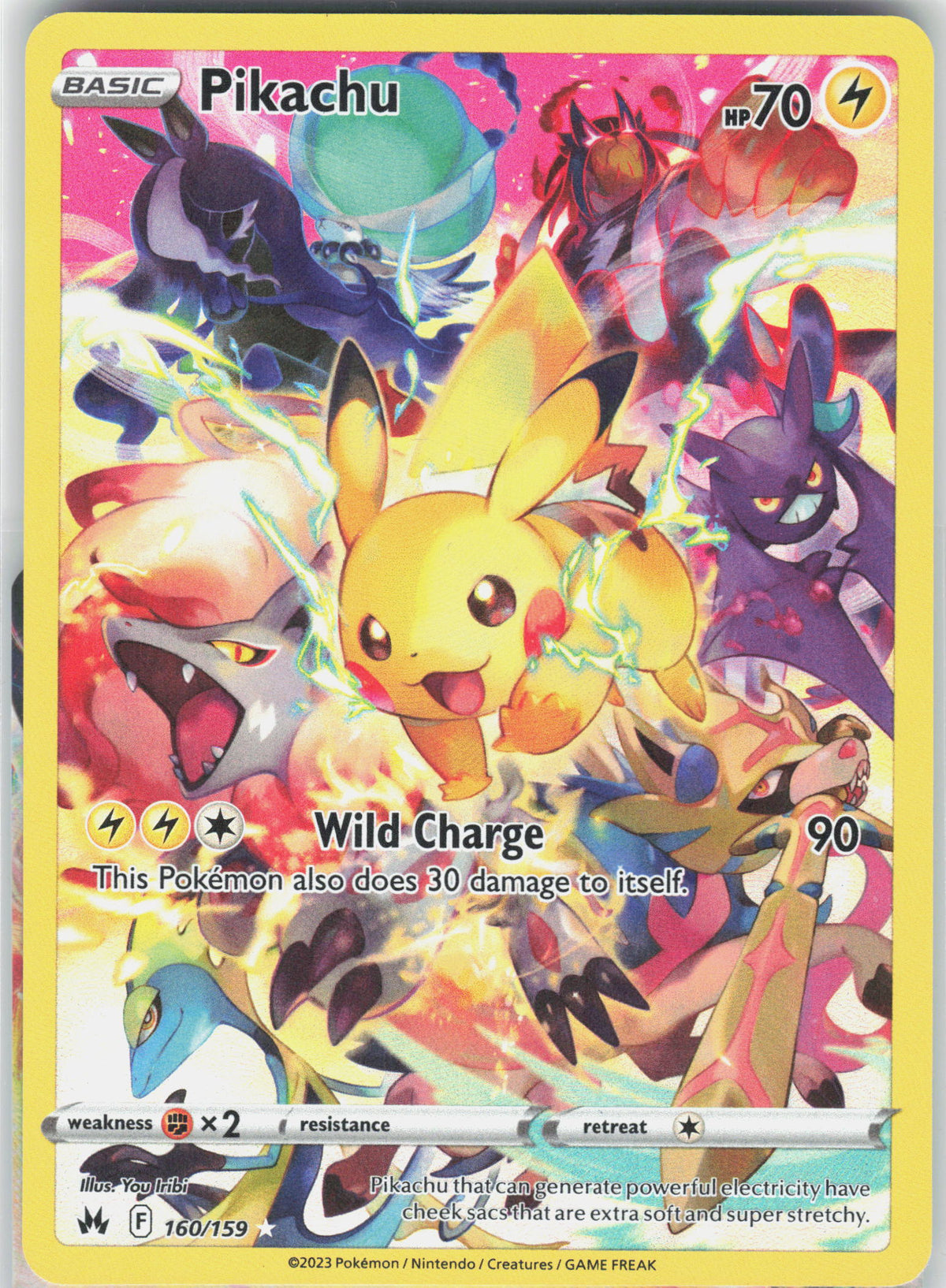 SWSH: Crown Zenith #160/159 Pikachu (Secret)