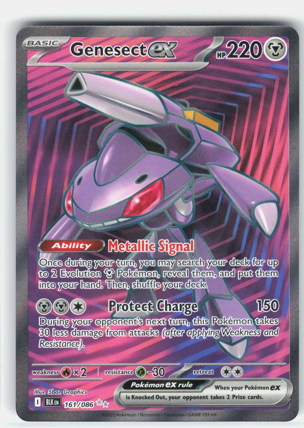 SV: Black Bolt #161/086 Genesect ex