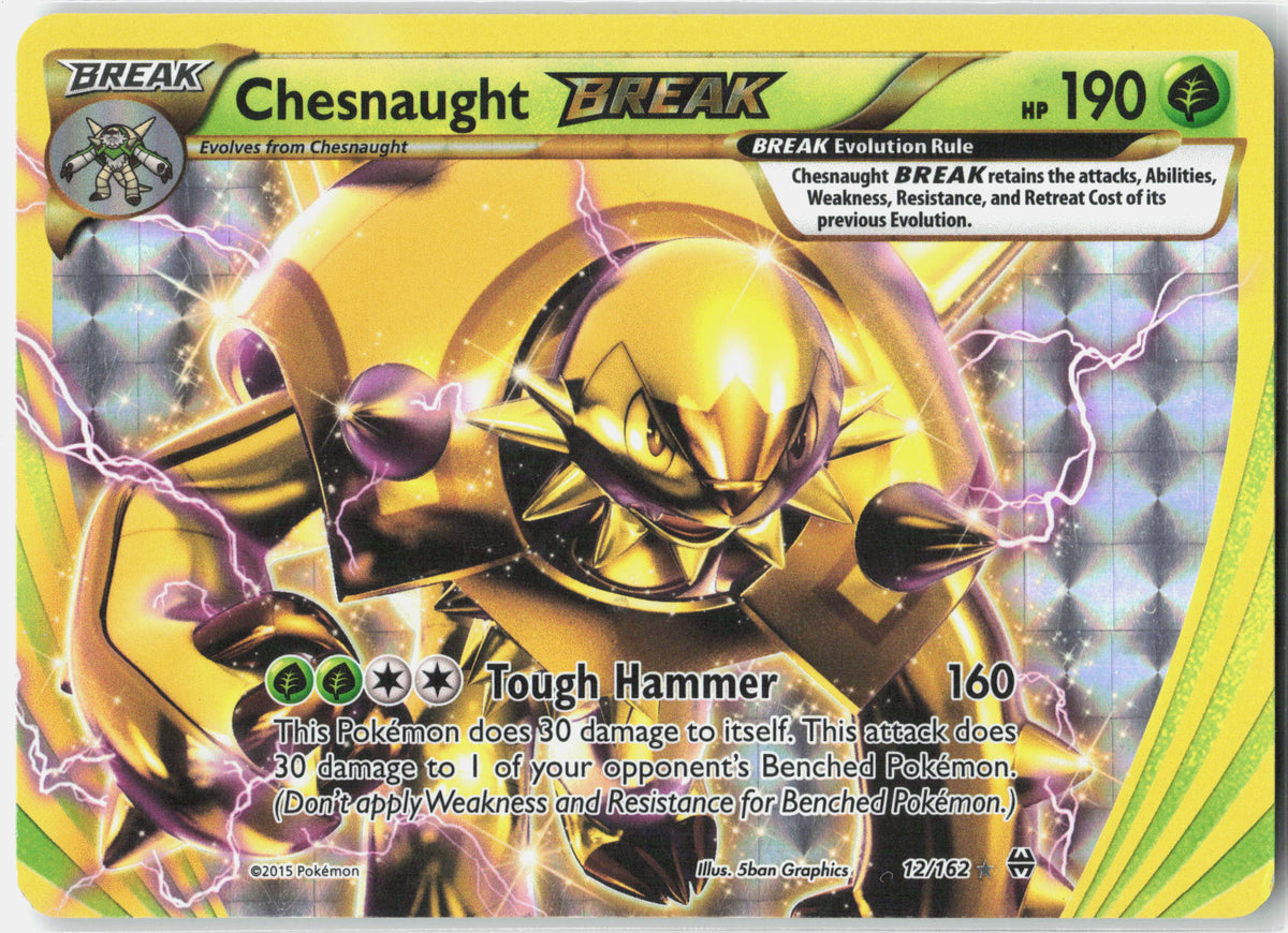 XY - BREAKthrough #12/162 Chesnaught BREAK