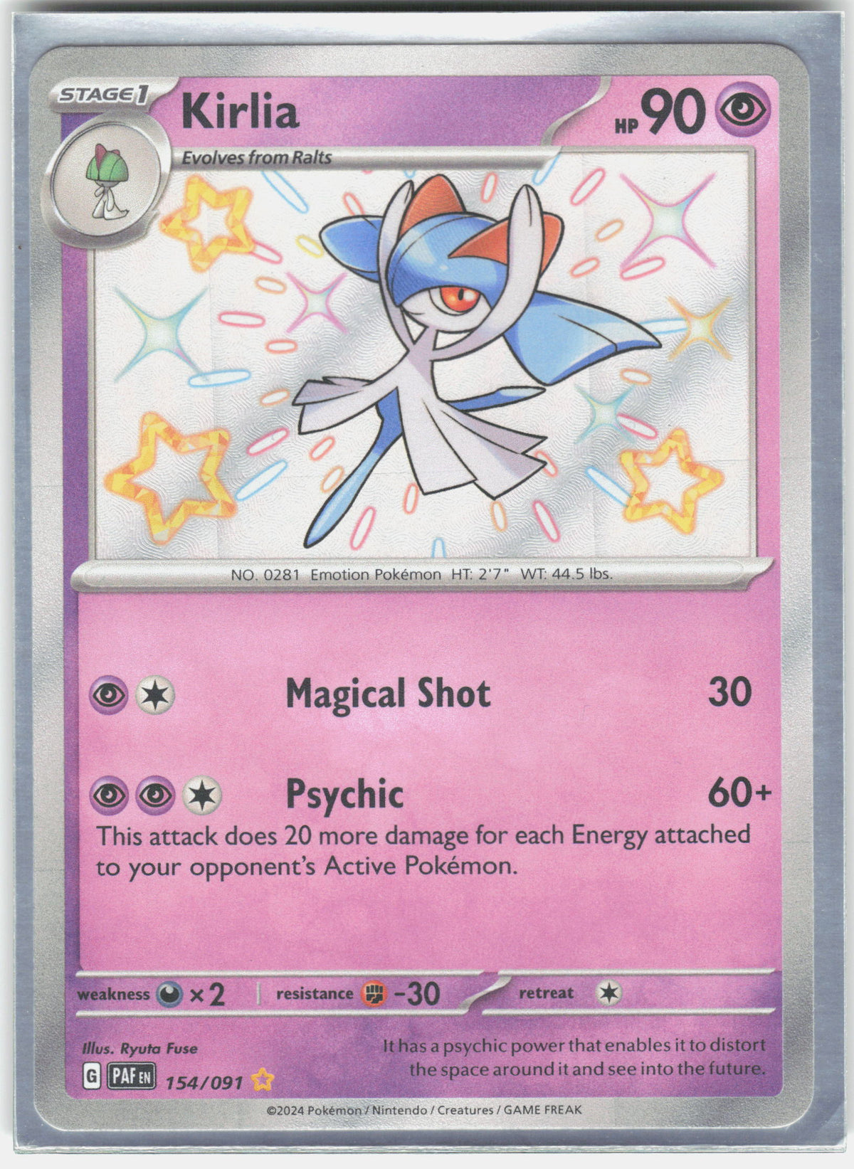 SV: Paldean Fates #154/091 Kirlia