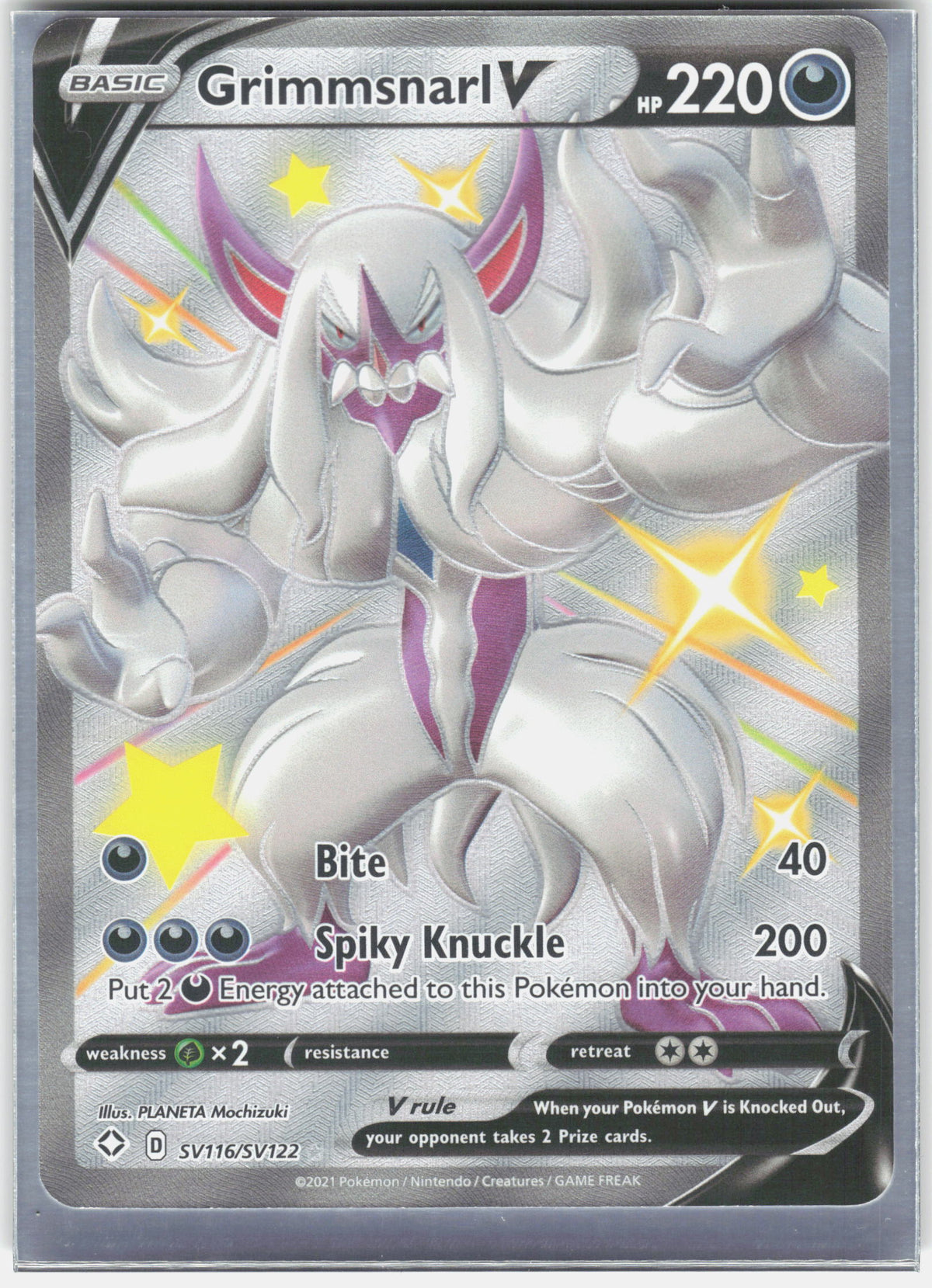 Shining Fates: Shiny Vault #SV116/SV122 Grimmsnarl V