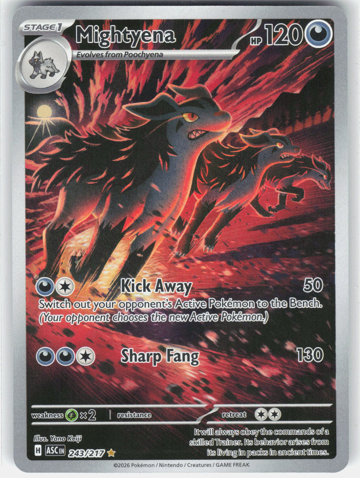 ME: Ascended Heroes #243/217 Mightyena