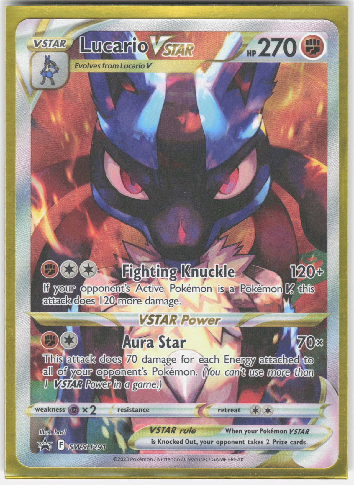 SWSH: Sword & Shield Promo Cards #SWSH291 Lucario VSTAR