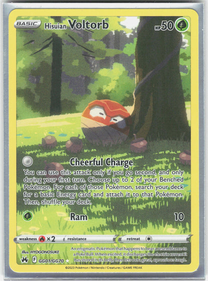 SWSH: Crown Zenith: Galarian Gallery #GG01/GG70 Hisuian Voltorb