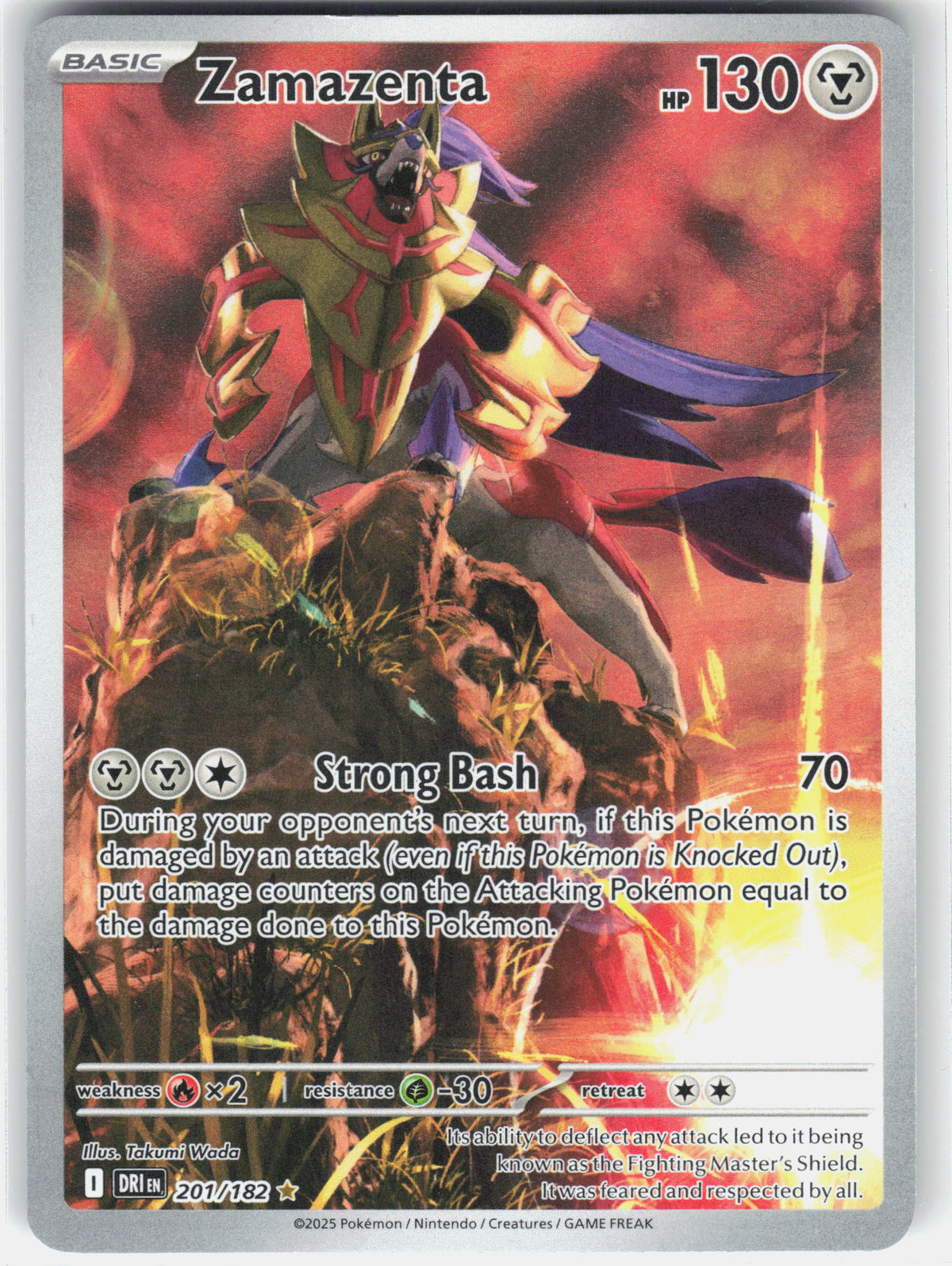 SV10: Destined Rivals #201/182 Zamazenta