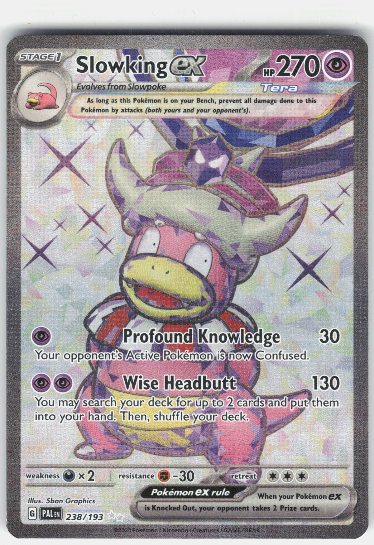 SV02: Paldea Evolved #238/193 Slowking ex