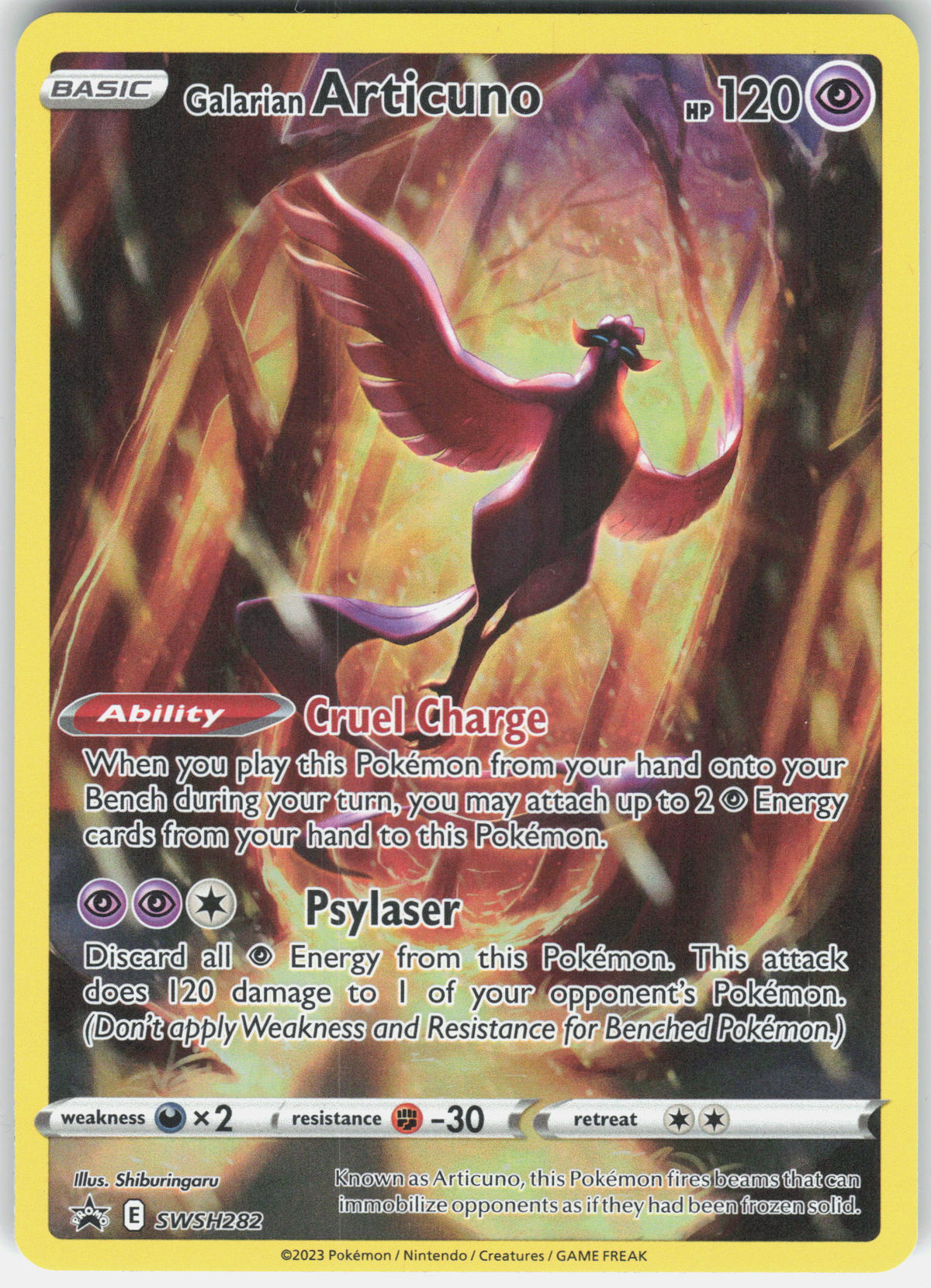 SWSH: Sword & Shield Promo Cards #SWSH282 Galarian Articuno