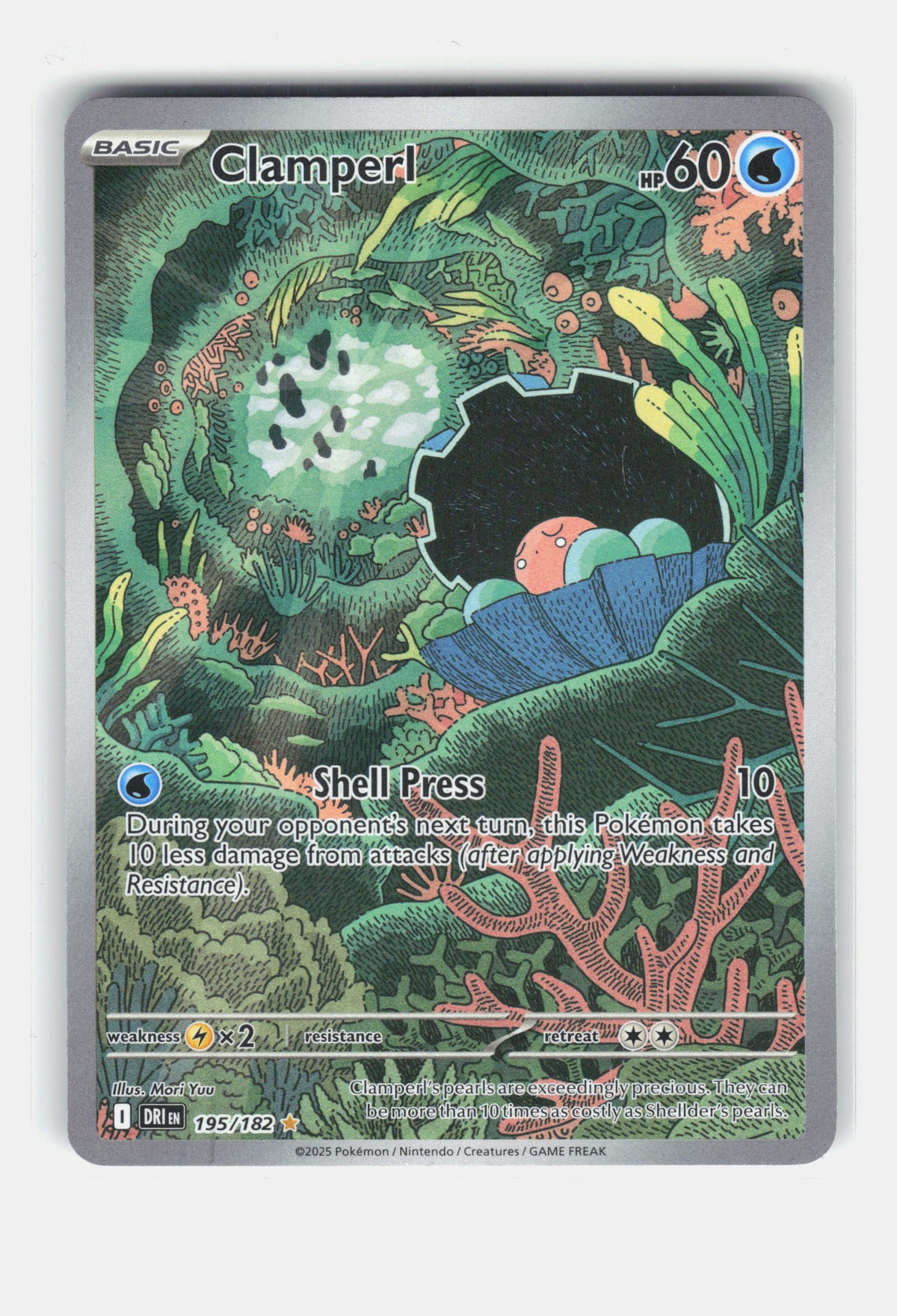SV10: Destined Rivals #195/182 Clamperl