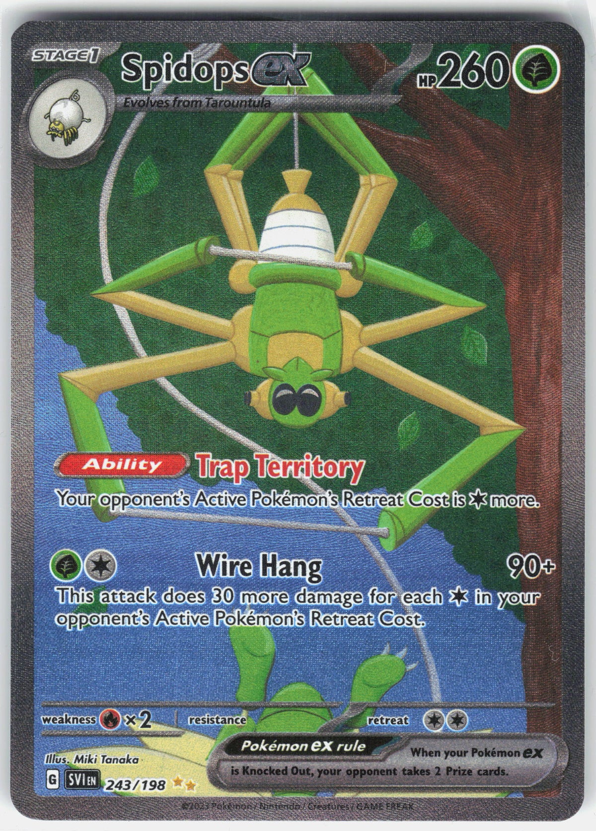 SV01: Scarlet & Violet Base Set #243/198 Spidops ex