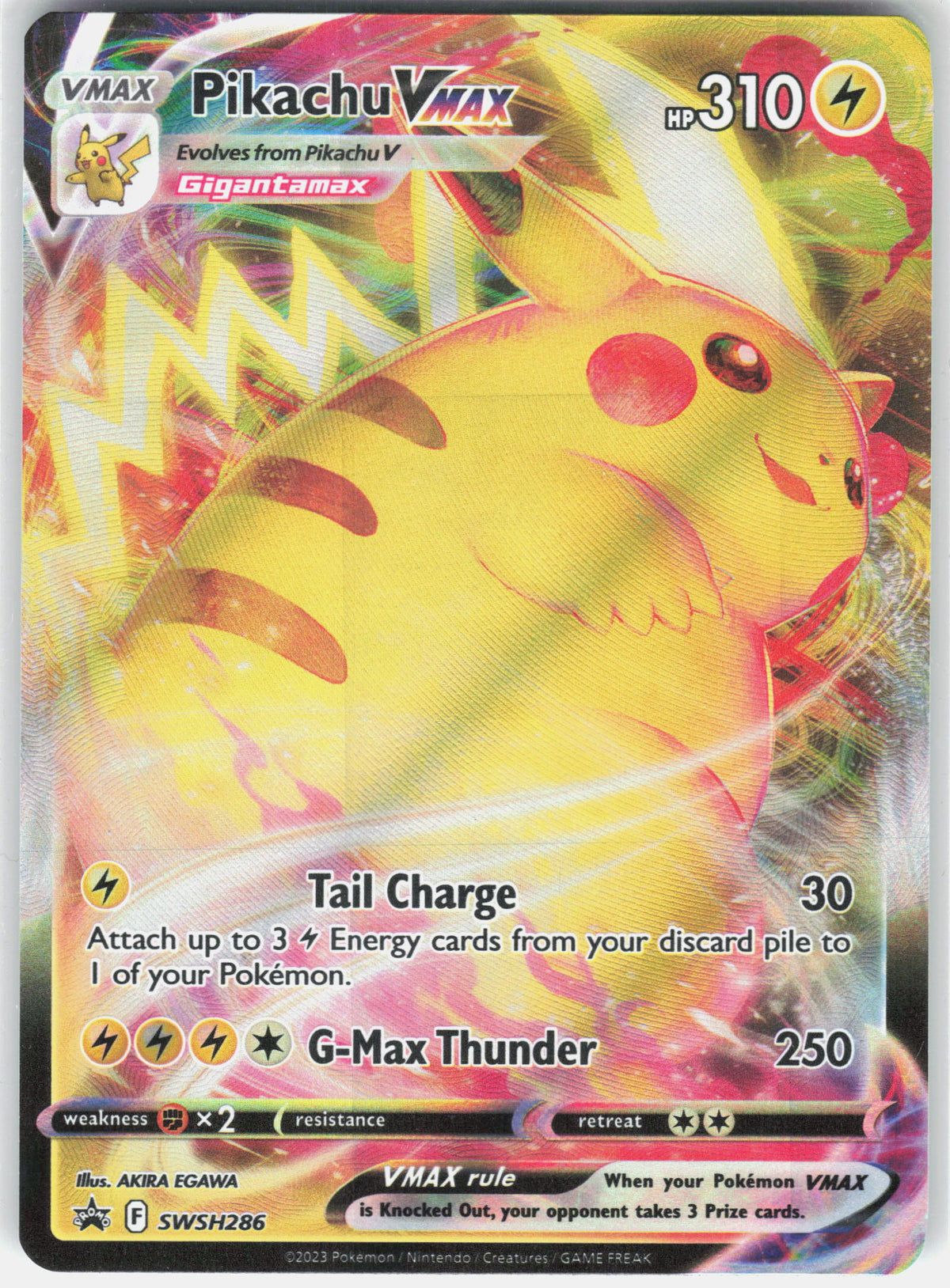 SWSH: Sword & Shield Promo Cards #SWSH286 Pikachu VMAX