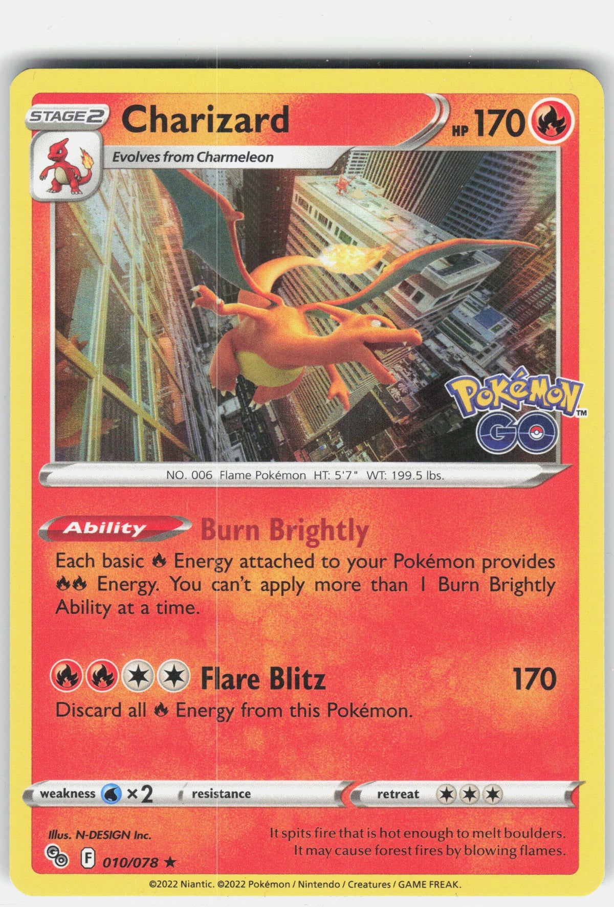 Pokemon GO #010/078 Charizard