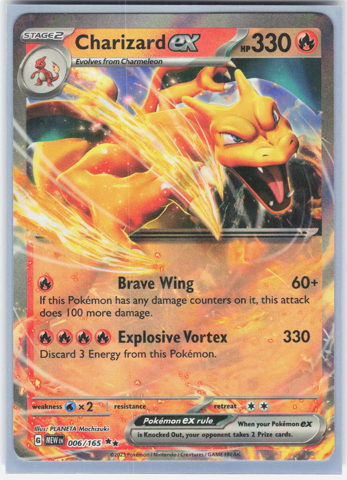 SV: Scarlet & Violet 151 #006/165 Charizard ex