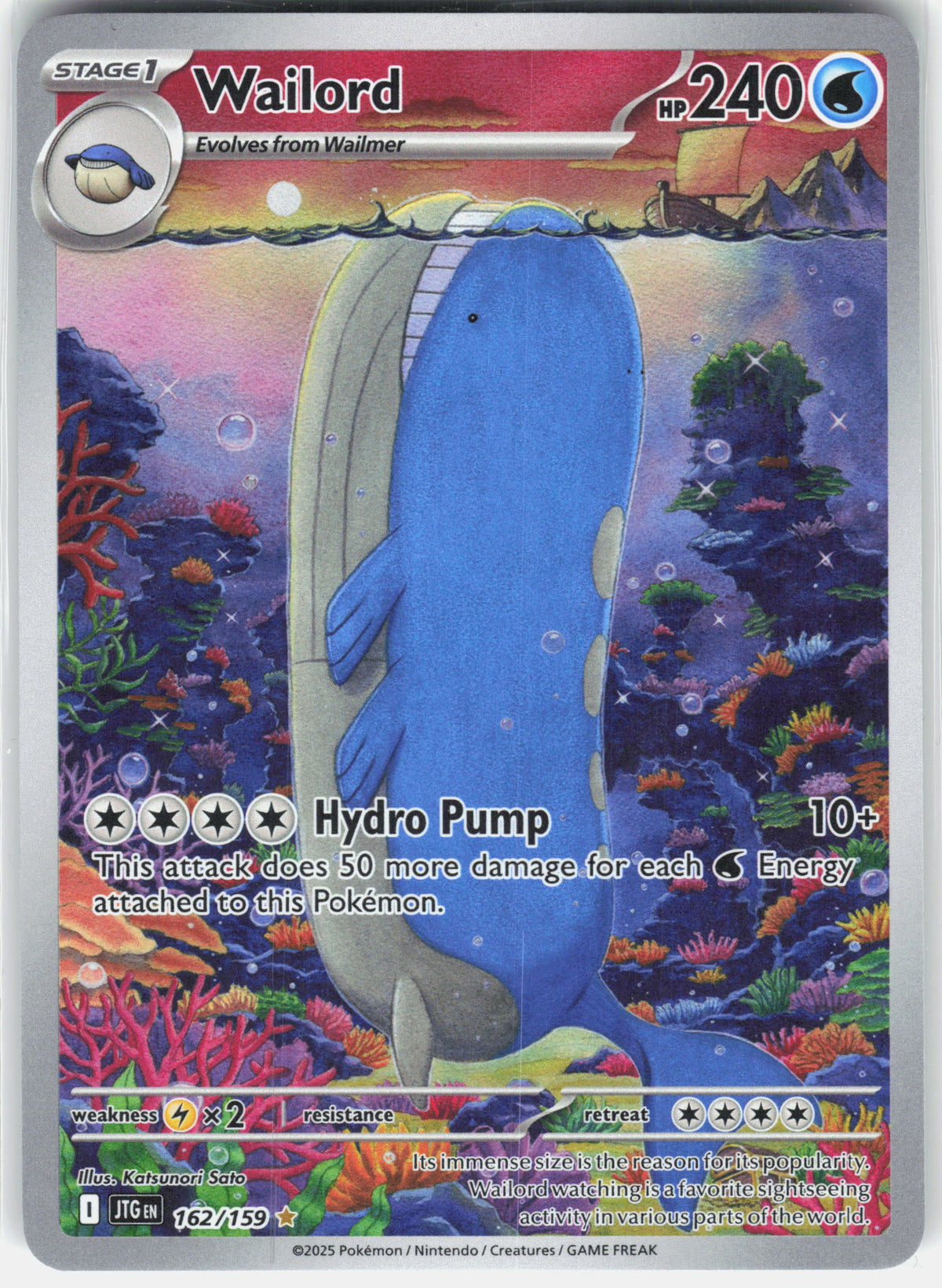 SV09: Journey Together #162/159 Wailord