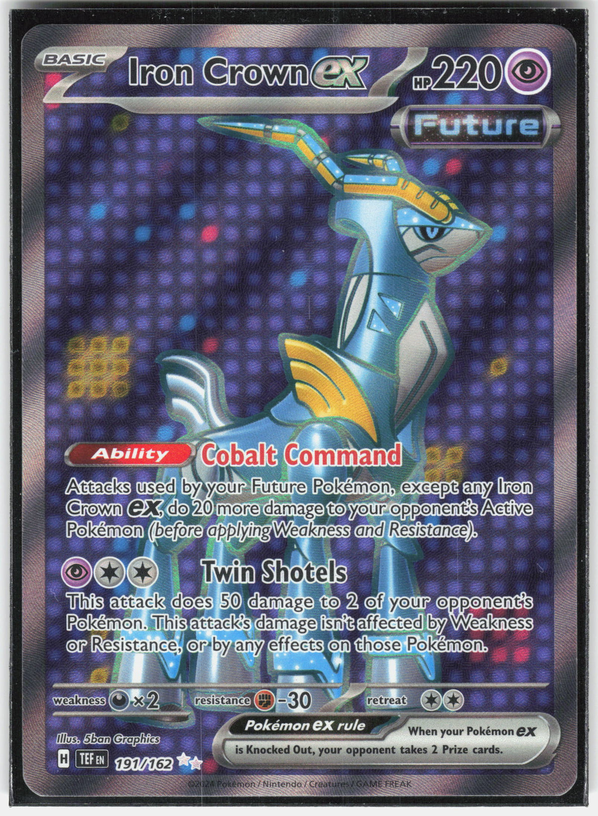 SV05: Temporal Forces #191/162 Iron Crown ex