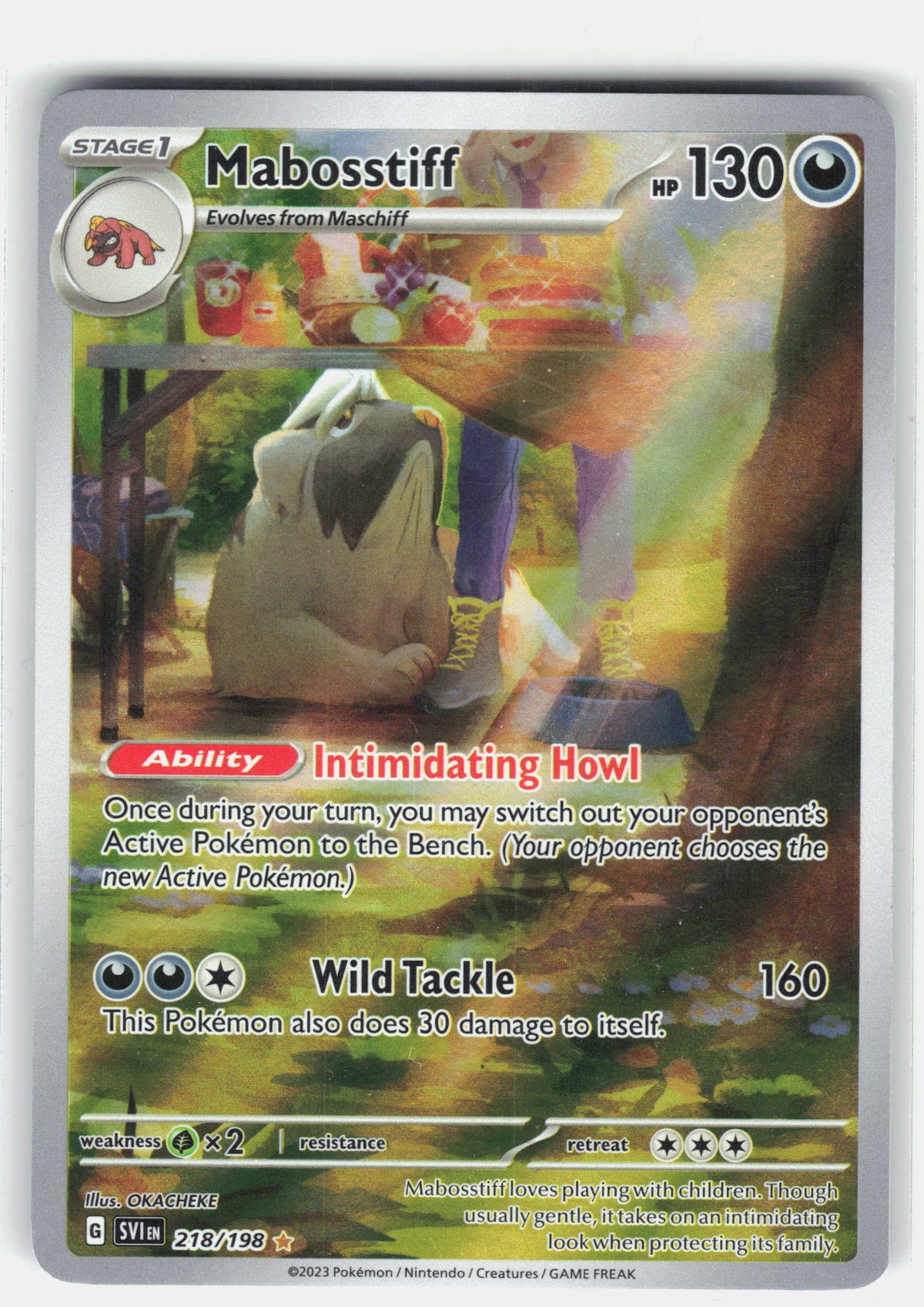 SV01: Scarlet & Violet Base Set #218/198 Mabosstiff