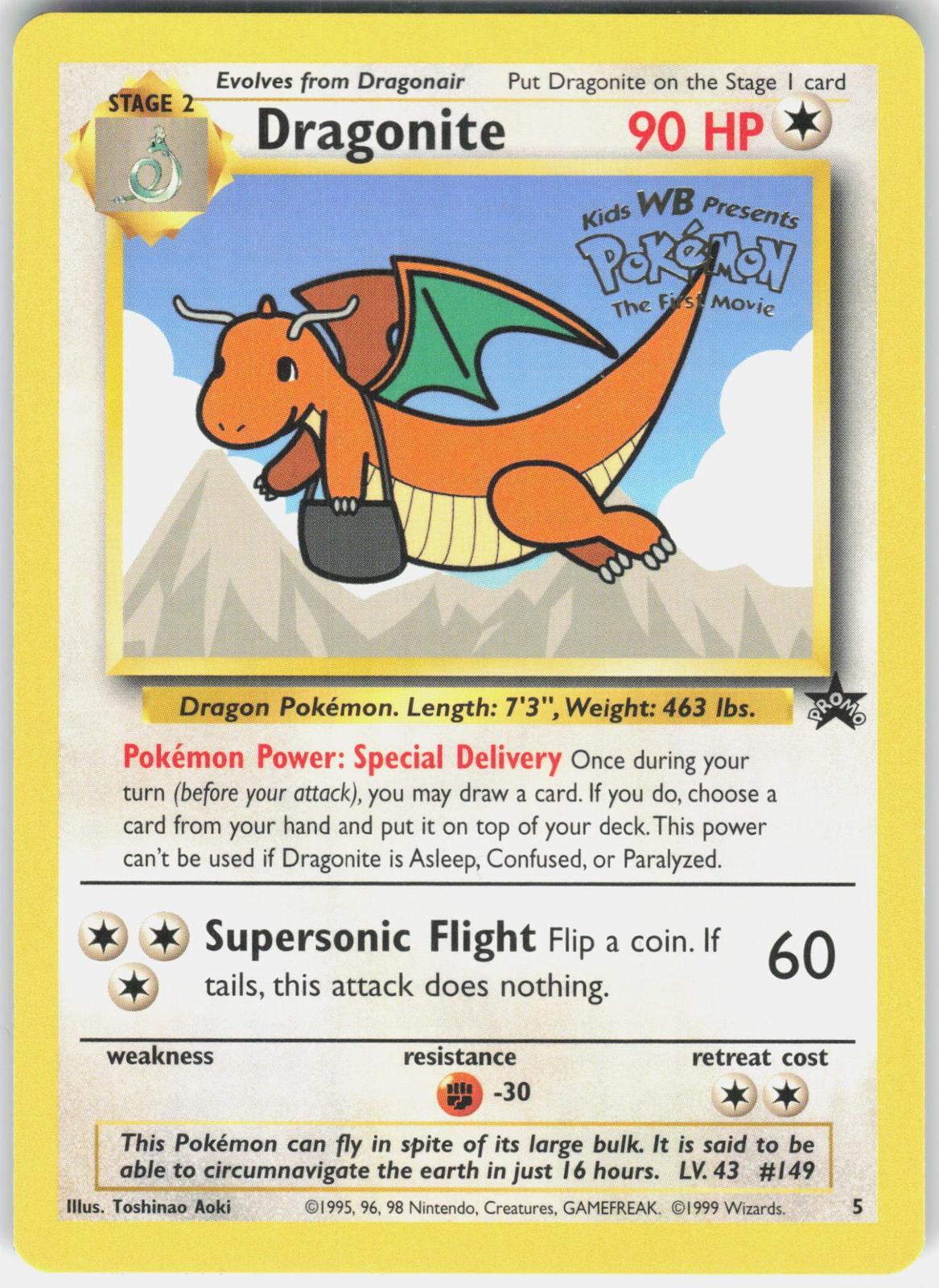 WoTC Promo #05/53 Dragonite (Movie Promo)