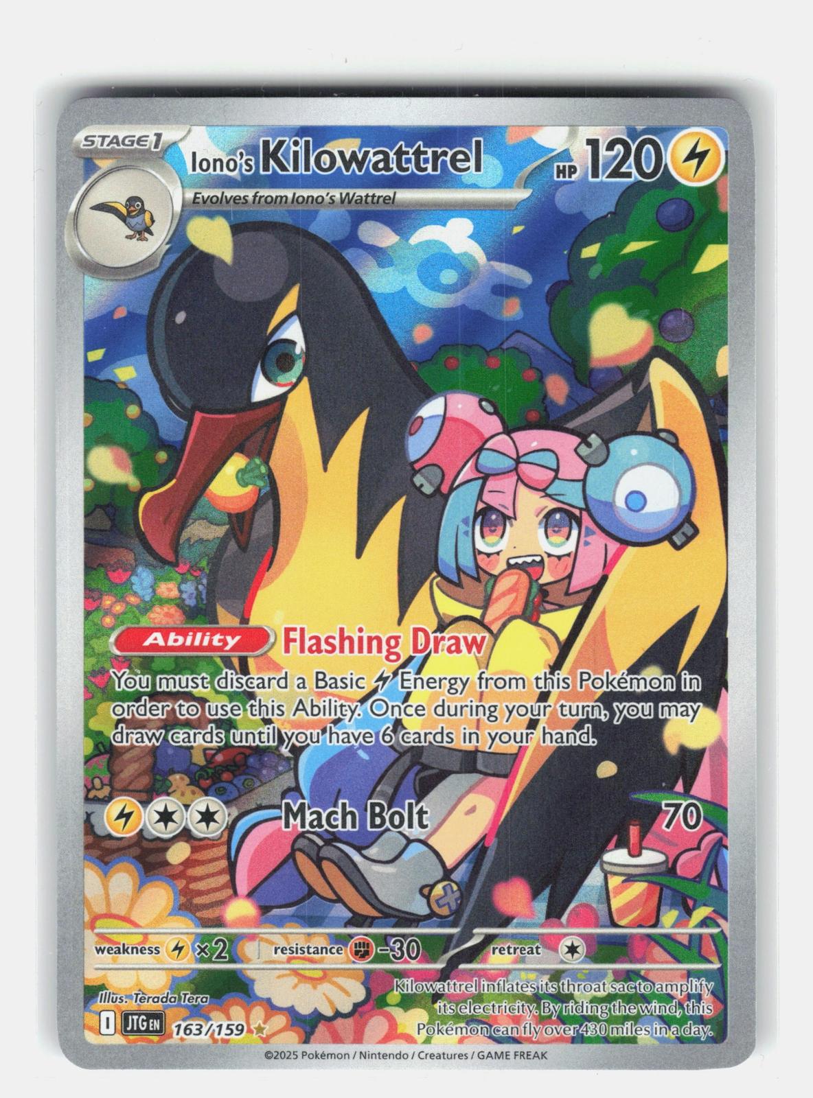 SV09: Journey Together #163/159 Iono's Kilowattrel