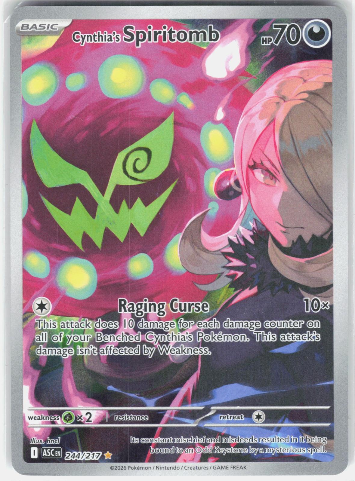 ME: Ascended Heroes #244/217 Cynthia's Spiritomb