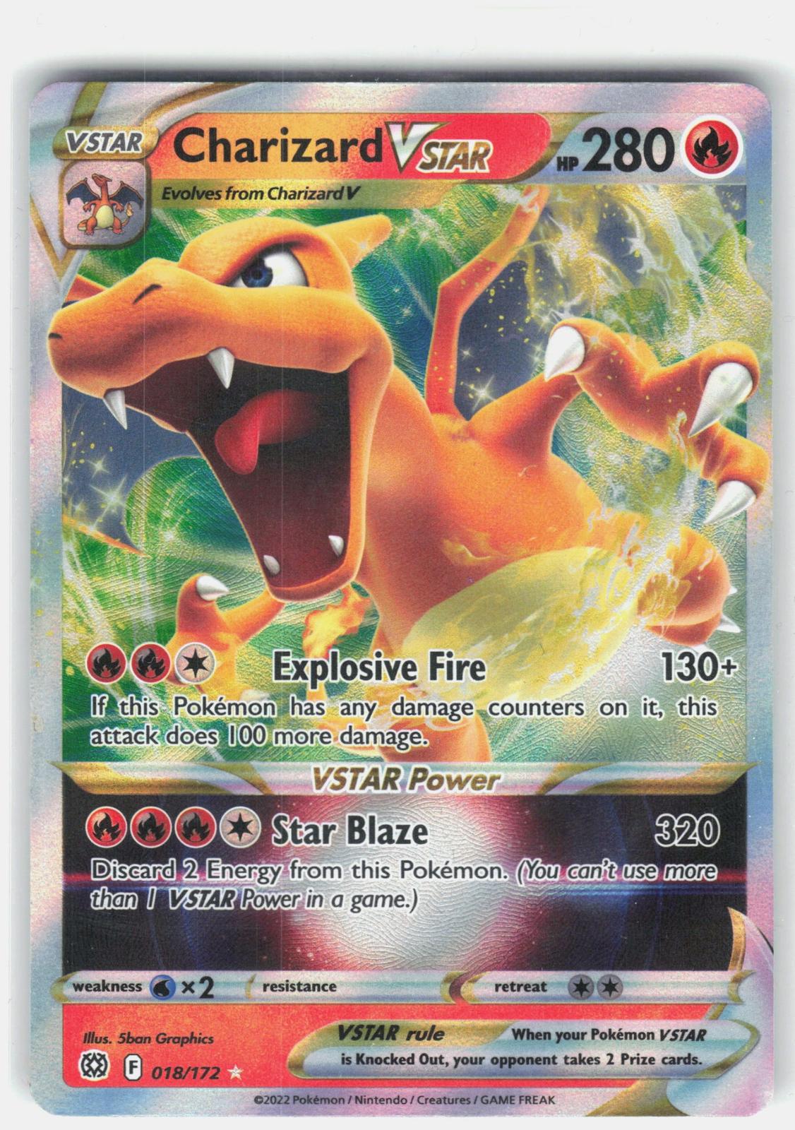 SWSH09: Brilliant Stars #018/172 Charizard VSTAR