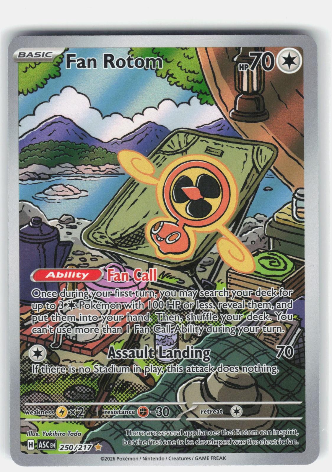 ME: Ascended Heroes #250/217 Fan Rotom