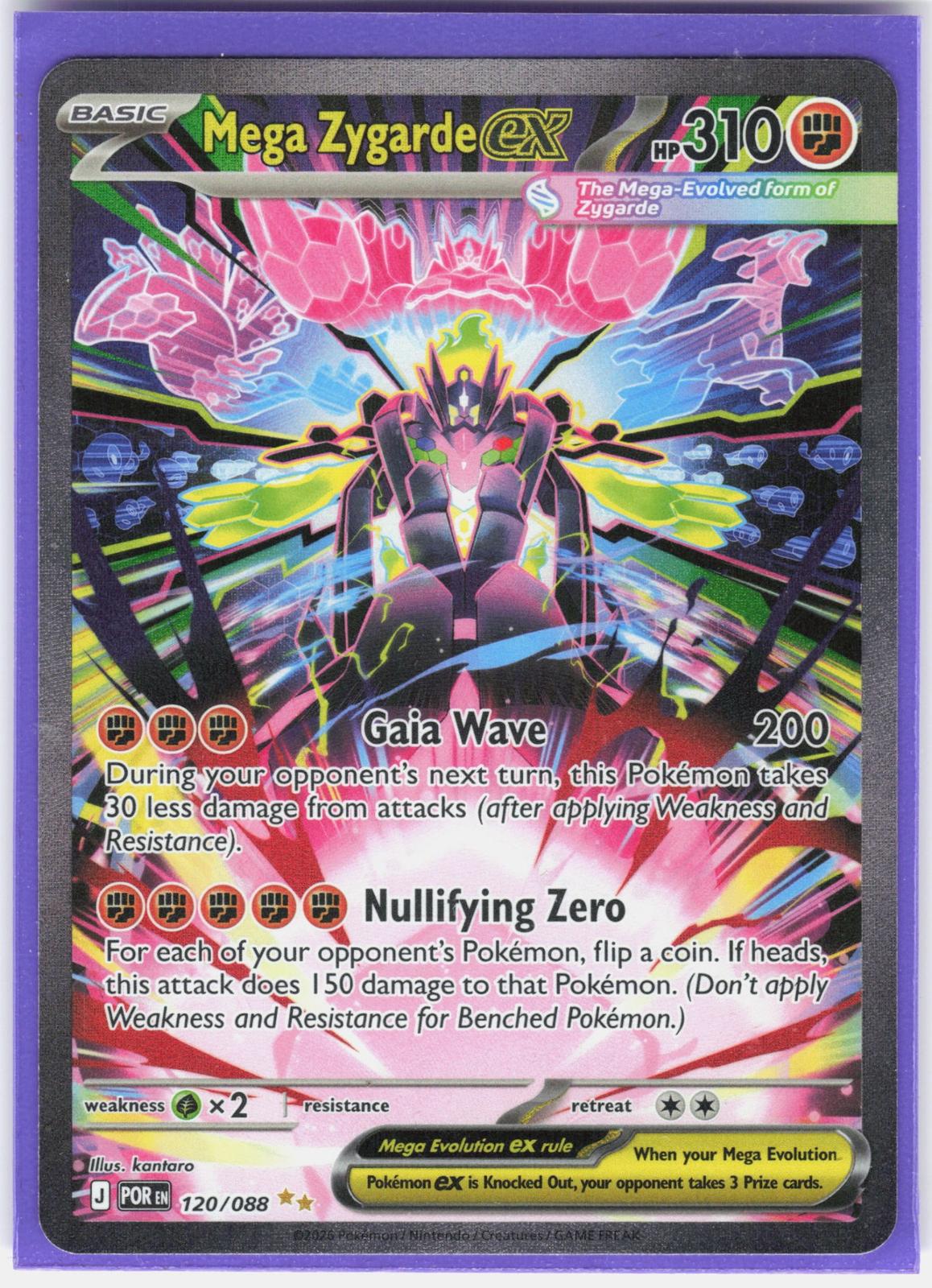 ME03: Perfect Order #120/088 Mega Zygarde ex
