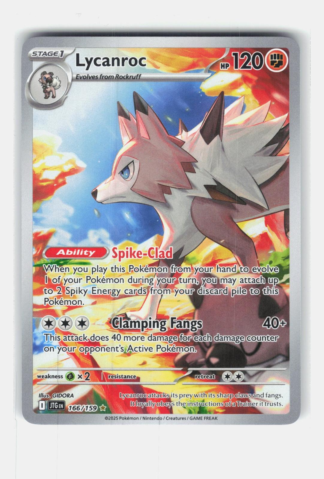 SV09: Journey Together #166/159 Lycanroc