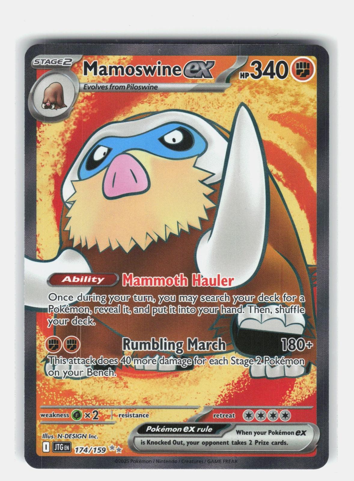 SV09: Journey Together #174/159 Mamoswine ex