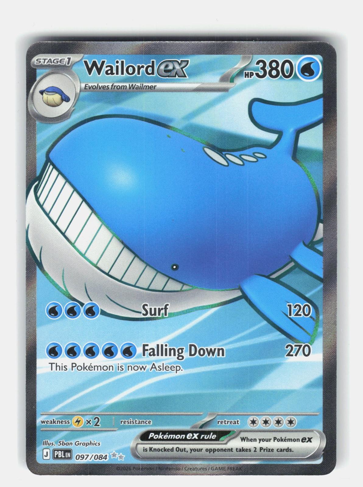ME05: Pitch Black #097/084 Wailord ex