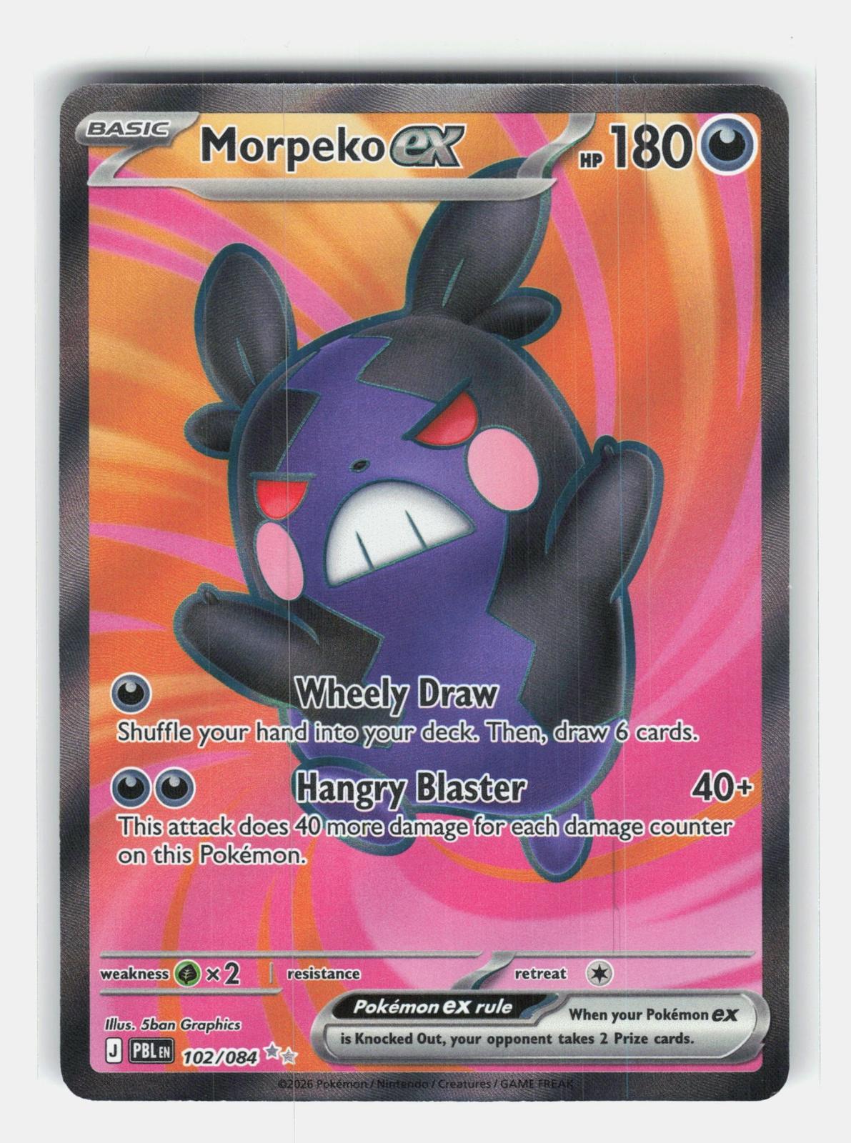 ME05: Pitch Black #102/084 Morpeko ex